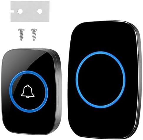 Timbre Inalámbrico Exterior Impermeable, Kit Timbre Inalambrico I...