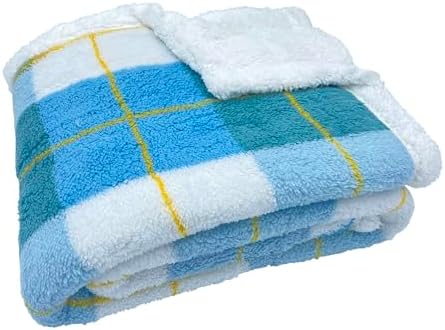 Coperta In Pile Betz Azzurro 140x190 Cm - Morbida, Calda E Lavabile, 220 G/m², Prodotto Tedesco