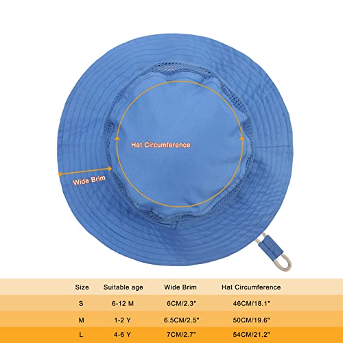 Baby Sun Hat For Boy Girl Toddler,Summer Swim Pool Bucket Hats,Kids Upf 50 Sun Protection Beach Hat Play Hat (As1, Age, 12_Months, 24_Months, White) #TOP5