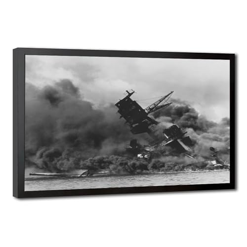 Impression USS Arizona Pearl Harbor, tableau commémoratif et artistique