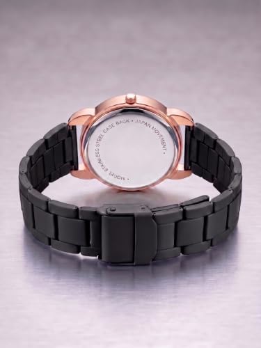Image of Shocknshop Analog Women Watches Ladies Rose Gold Round Dial Metal Strap Wrist Watch for Woman and Girls -WCH196