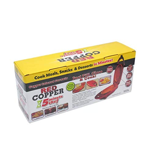 Candora Red Copper 5 Minute Chef Electric Frying Pan Smokeless Nonstick Pan Steak #TOP4