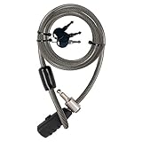 extra langes Kabel: mit dem 240cm Kabel können bis zu 4 Fahrräder von Familie und Freunden gesichert werden