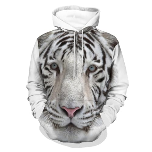 Hoody Sweatshirt Pull UMENG - Vêtement Manches Longues Gris S pour Homme et Femme