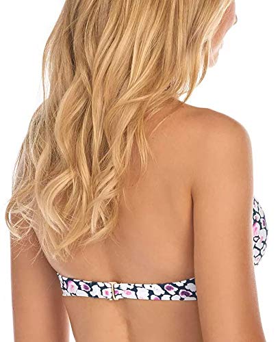 Raisins Top de biquíni júnior com estampa de leopardo Darwin, Leopardo multi, S