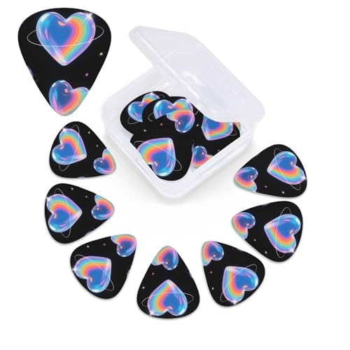 Rainbow Love Heart �M�^�[�s�b�N 12�p�b�N �I�[�K�i�C�U�[�{�b�N�X�t�� 0.46 0.71 0.96mm ���^�~�f�B�A���w�r�[���� ���ۃM�^�[�s�b�N�v���N�g�����t�� �G���L�M�^�[�E�N�����x�[�X�p