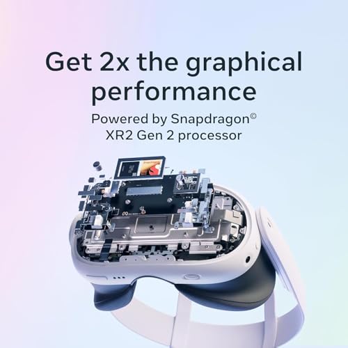 Image of Meta Quest 3 512GB - Mixed Reality All-in-One VR Headset with Immersive VR Gaming, Entertainment & Apps - Next-Gen Performance