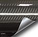 RockRose 5D Black High Gloss Carbon Fiber Vinyl Wrap, Anti-Wrinkle Air Release Automotive Bubble wrap, Self Adhesive Car Vinyl Sticker DIY Decals (12