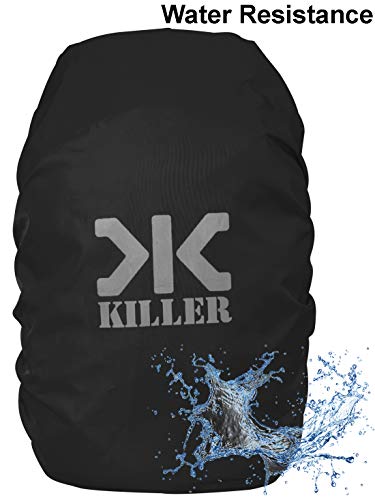Image of Killer Mini Rain & Dust Cover with Pouch Black for Small 12 Litre Backpacks
