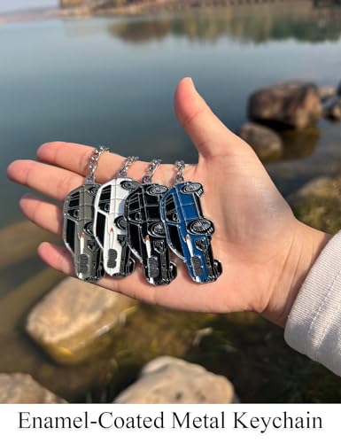 Image of Car Keychain Compatible with X5,Metal Key Chain,Fob Cover Cool Mods For X3 /X5 Key chain, Enamel Keychain