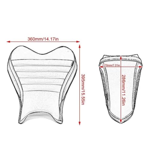 Carénage de queue pour YZF-R1 remplace selle abîmée YZF-R7 rouge