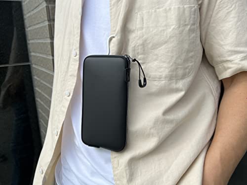 Onejoy Cell Phone Pouch, Phone Bag, Mobile Pouch, Waterproof Phone Pouch, Bike Pouch With Zipper 17Cm X 9Cm, Carbon Color #TOP3