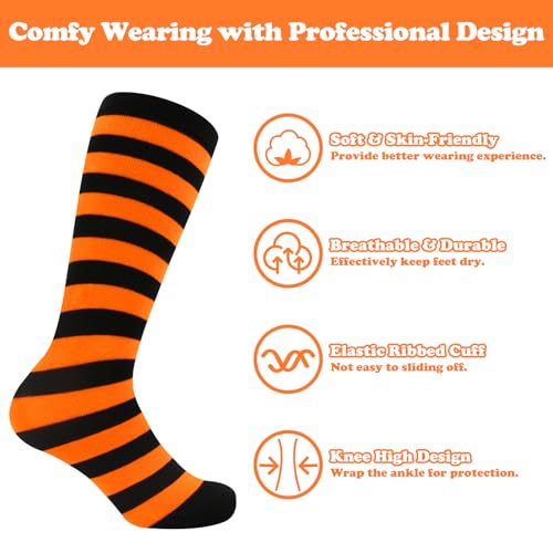 Image of Sarfel Toddler Soccer Socks Kids Soccer Socks Youth Soccer Socks Kids Baseball Socks Girls Softball Socks Boys Football Socks