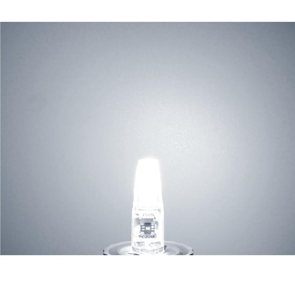 HHF Illuminazione domestica, Confezione da 20, LED Corn Light G9 5W 2835-28LED AC220V Lampade di luminosità a guscio in PC dimmerabili(Blanc)
