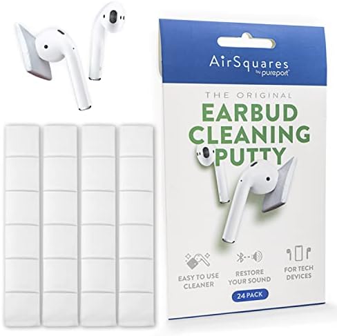 Earbud Cleaning Putty, The Original AirPod Cleaner Kit. Remove Wax, Dirt & Gunk from The Speaker Grille & Other Surfaces of Earbuds & Hearing-aid Devices. for AirPod Cleaner
