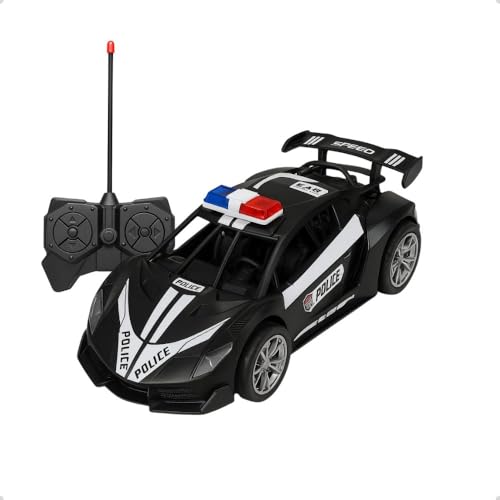 Carro de Controle Remoto Sem Fio, Lamborgini Esportivo, Modelo de Speed, Diversão Criança. (Preto)