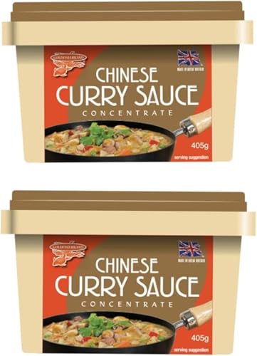 Chinese Curry Sauce Paste 405g (Pack of 2)| Authentic Takeaway-Style Curry Flavour | Ready-to-Use Concentrated Paste | Ideal for Stir-Fries Curries & Noodles
