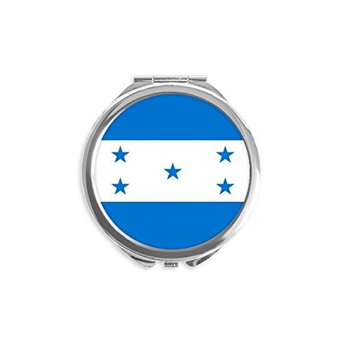 Espejo portátil de la bandera de Honduras redondo para bolso y maquillaje