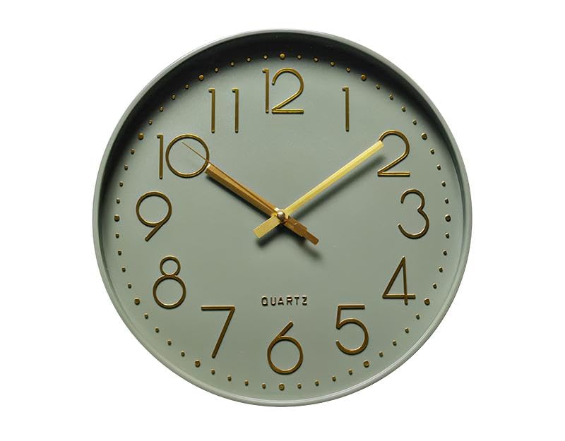 Orologio color kaki 30,5 cm EMDE Cadres, Miroirs et Atelier sur mesure Orologio Color Kaki 30,5 cm