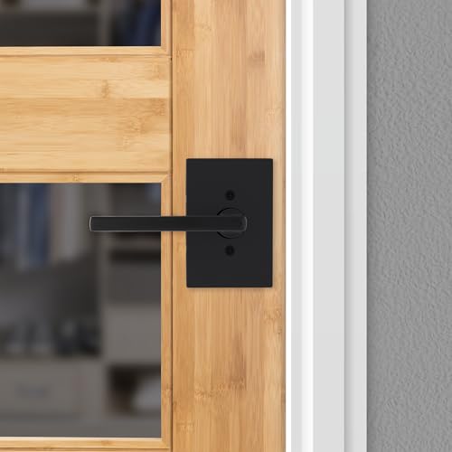 image for Kwikset Halifax Dummy Door Handle, Single Sided Lever for Closets, Fre