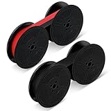 Offre généreuse pour plus de longévité : 2 rouleaux de rubans polyvalents pour machine à écrire sont inclus dans ce paquet, offrant suffisamment de fournitures pour vos besoins quotidiens de frappe. Cela signifie moins d'interruptions pour remplacer les rubans et plus de temps consacré à votre écriture.
