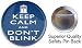 Dr. Who KEEP CALM and DON'T BLINK by Dr. Jordan 1.5" pin-back button MADE in USA