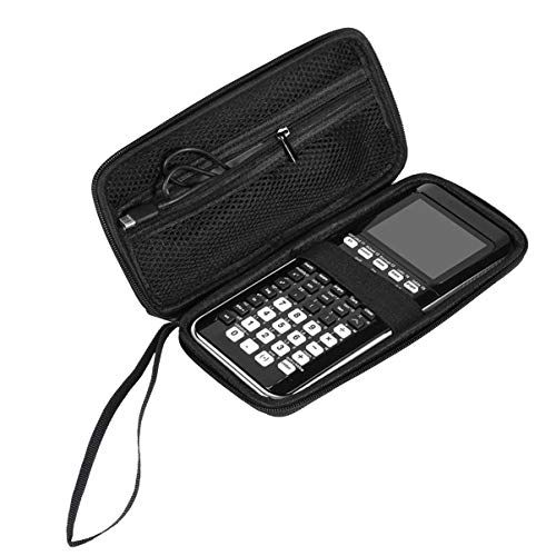 DIYEAH Graphing Calculator Storage Case, Hard Carrying Case, Protective Bag for TI-83/84 Plus/TI-89 Titanium / HP50G, Black, EVA