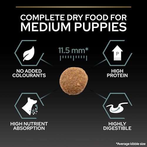 Pro Plan PURINA PRO PLAN Medium Puppy Sensitive Digestion Welpenfutter trocken, reich an Lamm, 1er Pack (1 x 3 kg)