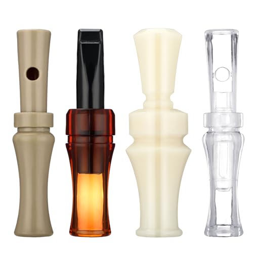 image for WinnerWhy 4 Pieces Duck Calls for Hunting Mallard Realistic Sounding D