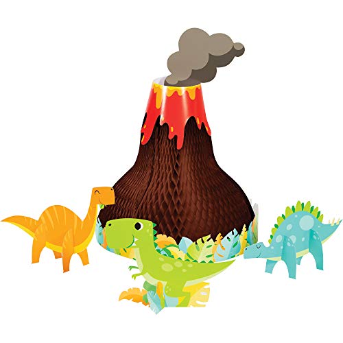 Creative Converting Boy Dinosaur Centerpiece, 4 ct
