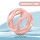 PZMLOASN 4 Stück Protein Shake Balls,Shaker kugel für Protein Shakes,Kugel für Shaker Cups, Tritan Baby Grade Material, Kompatibel mit einer Vielzahl von Flaschen. (Rosa Blau Schwarz Weiß)