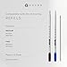 Cross Classic Century Refillable Pen & Pencil Gift Set Presented in a Luxury Gift Box - Medium Point, Black Ink, Lustrous Chrome