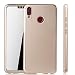 Produktbild König Design Schutz-Case geeignet für Huawei Honor 8X Hülle mit Panzerglas | Sturzsichere Full Cover Handyhülle in Gold