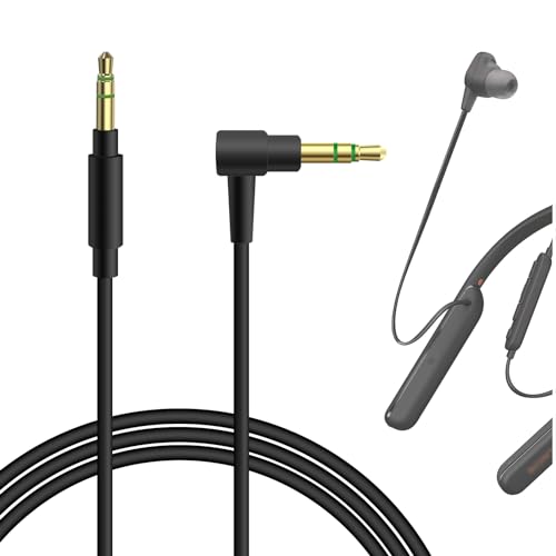 Geekria Audio Cable Compatible with Sony WI-1000XM2, ULT WEAR, WH-XB920N/910N, WH-1000XM6/1000XM5/1000XM4, INZONE H5 Headphones, 3.5mm Replacement Stereo Cord (4 ft/1.2 m)