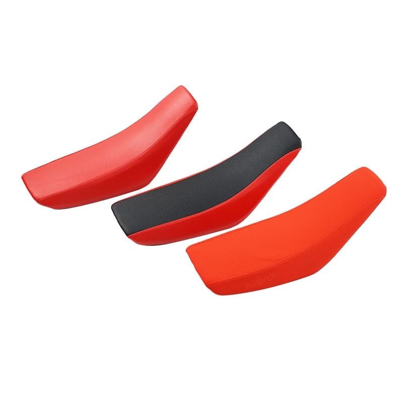 Cojín de asiento CRF50 rojo con superficie suave antideslizante para motocross 2008 4