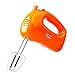 Produktbild 150W Handmixer, 5 Geschwindigkeit mit Turbo Button High Power schnell rühren, orange lila ( Farbe : Orange )
