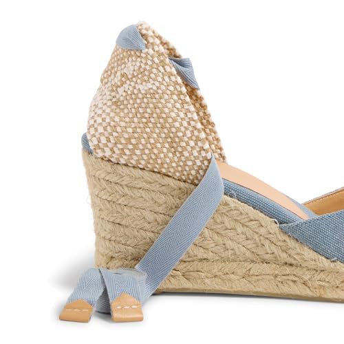 Image of Castaner | Espadrille with Wedge Carina Made in Canvas 7 cm | Woman