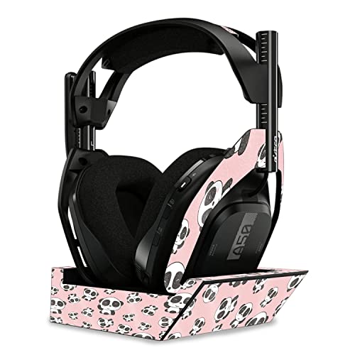 Image of MightySkins Glossy Glitter Skin Compatible with Astro A50 Wireless Headphones + Base Station (Gen 4) - Panda Hello | Protective, Durable High-Gloss Glitter Finish | Easy to Apply | Made in The USA