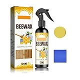 Cera de Abejas Pulimento para Muebles de Madera,cera para madera,Limpiador En Aerosol De Cera De Abejas,para el Cuidado de Muebles y Protección de Madera para Interior y Exterior