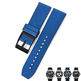 Moderater Weichheitsgrad, sehr bequem, formgepresst, robust und langlebig, tragbares Armband/Handgelenkband, passend für Original-Uhren.