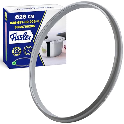 Goma Para Olla A Presion Diámetro Ø 26 Cm - 038-687-00-205 0 3868700205 Para Fissler - Garantía De 10 Años - Monteral