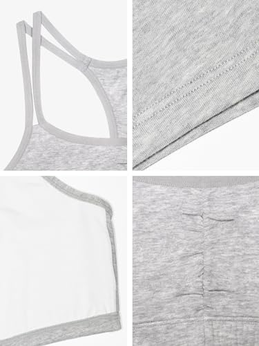 Image of Fruit of the Loom Women's Spaghetti Strap Cotton Sports Bra - All-Day Comfort