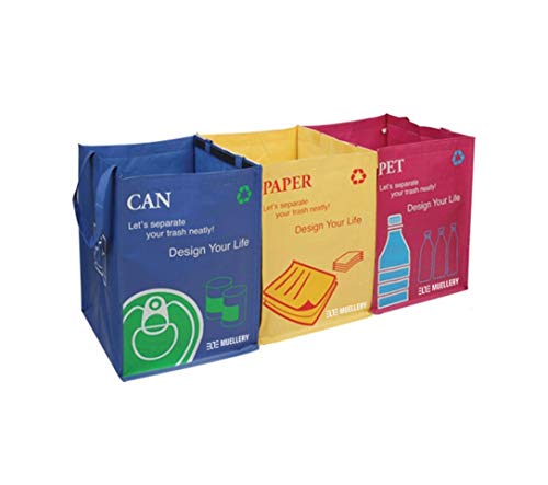 Moonworld Recycling Bag Recycle Box Bins Waterproof Attachments Sr0017 (Twotones) #TOP15