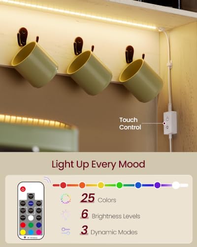 Image of VASAGLE Baker's Rack with LED Lights and Power Outlet, 6 Hooks