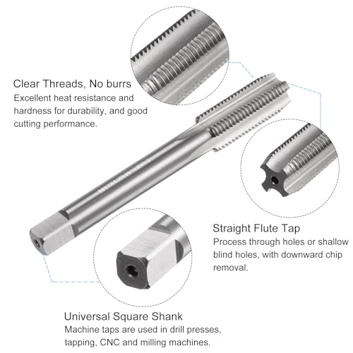 QUARKZMAN Gewindebohrer Set M12x1.25/10.8mm, Gewindeschneider- und Bohrer set, Gewindeschneidwerkzeug