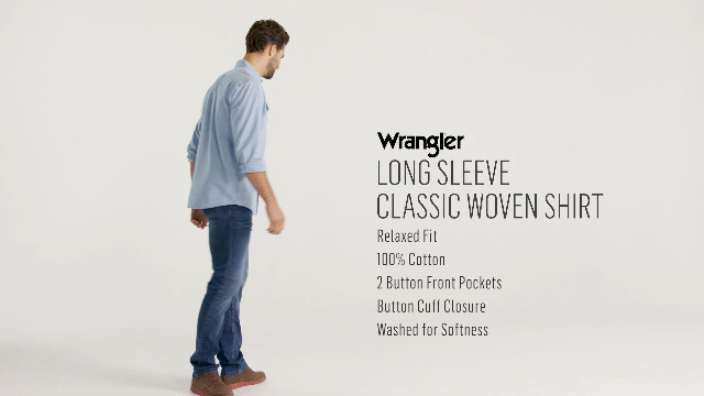 Wrangler Authentics Men's Long Sleeve Classic Woven Shirt - Image 6
