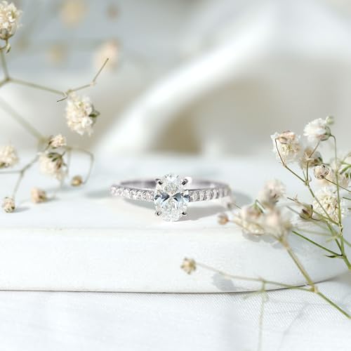 Certified Lab Grown Diamond 7X9mm Oval Engagement Ring, Ef-Vs Quality, 2 Carat Diamond Ring - Ready To Gift3