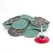 3 inch 36 Grit Zirconia Quick Change Roll-On Type Abrasive Sanding Discs (25 pcs) with Holder