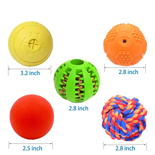 Volacopets 5 Different Functions Interactive Dog Puzzle Toys Balls For Medium Large Dogs, Food Treat Dispensing Dog Toys #TOP2
