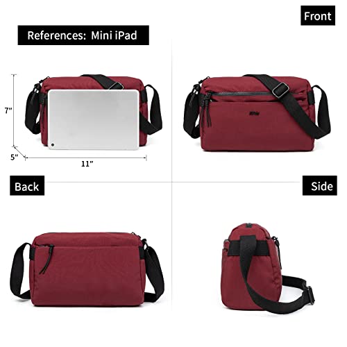 Image of ETidy Nylon Crossbody Bag For Women Waterproof Lightweight Casual Shoulder Purse Hobo Bag